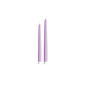 VELA LED LAVANDA - 38CM