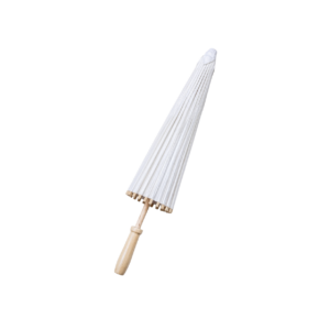 WHITE CHINESE PAPEL PARASOLS